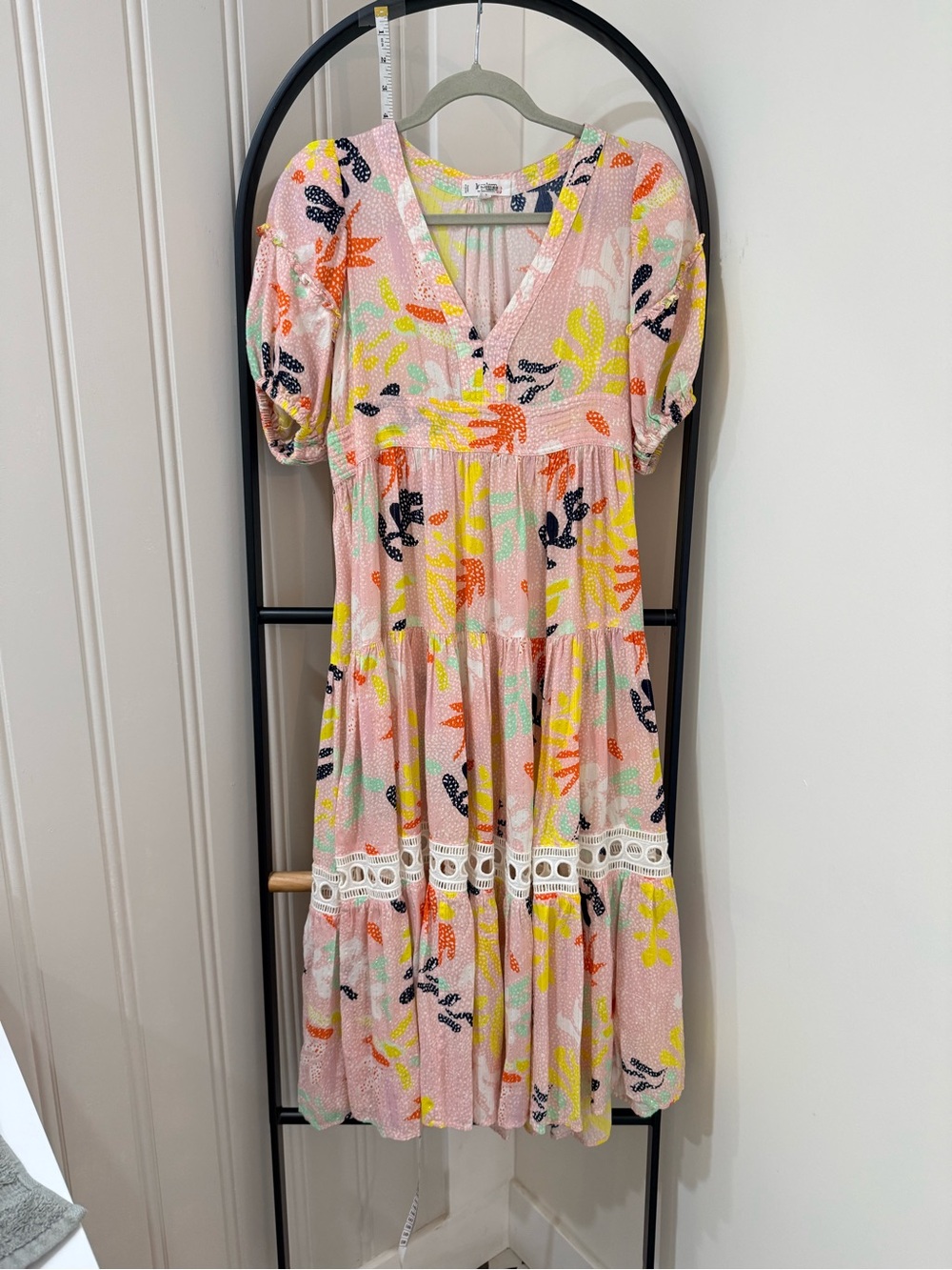 Lemlem Reef Flutter Sleeve Dress